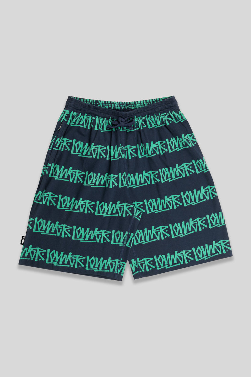 Beach Shorts - Bones All Over Print