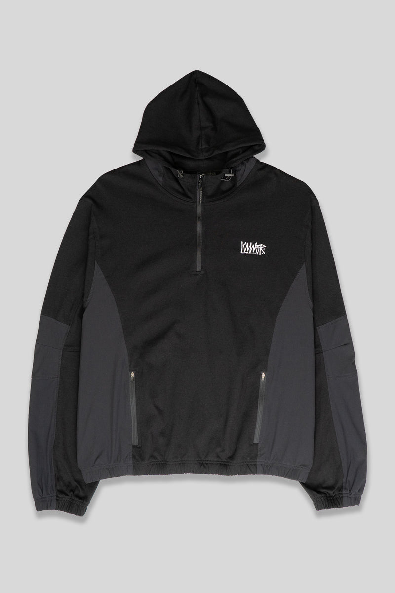 Panel 1/4 Zip Hood - Bones