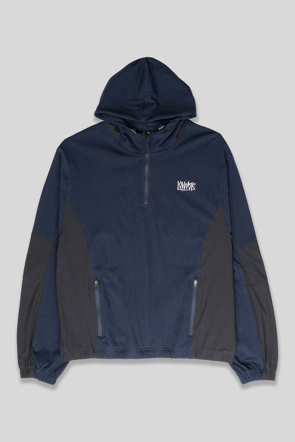 Panel 1/4 Zip Hood - Bones