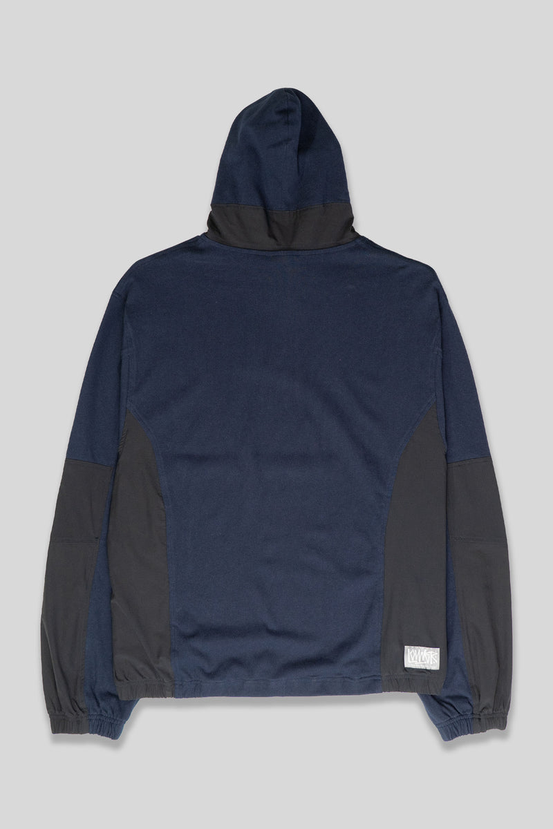 Panel 1/4 Zip Hood - Bones