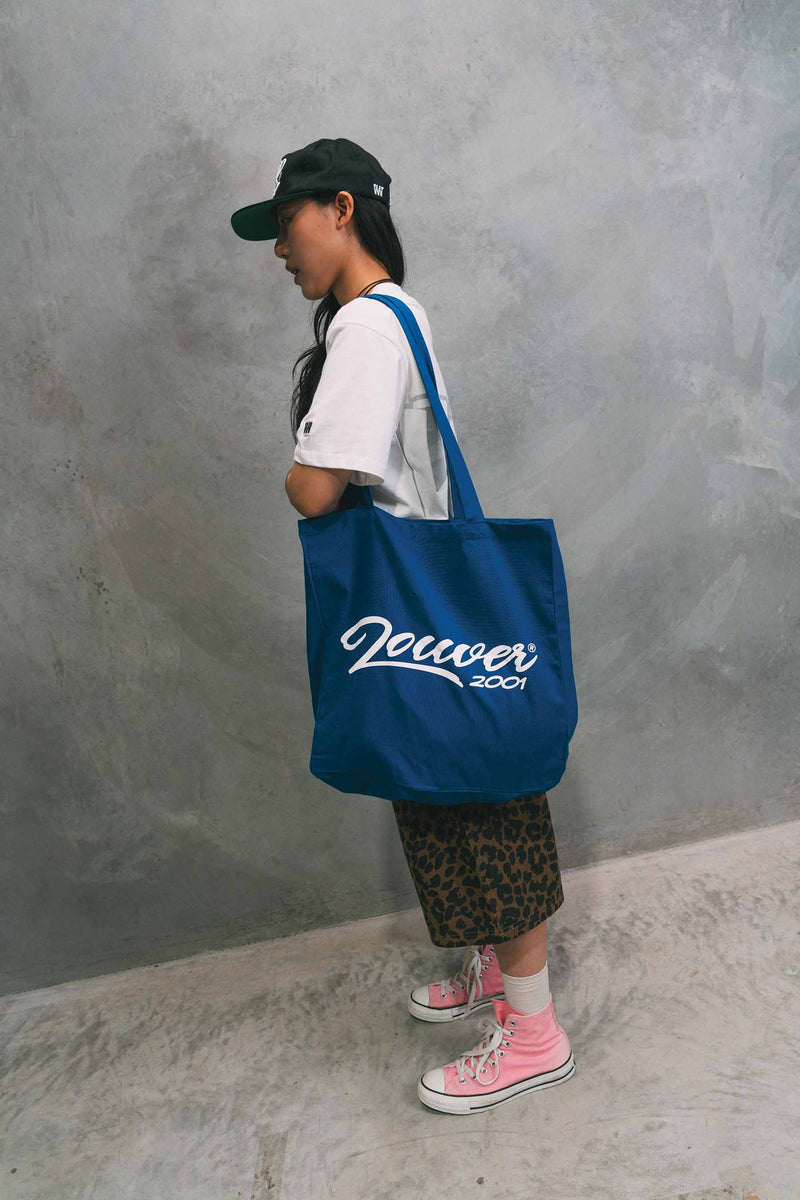 Lower Tote Bag - Vertical Script