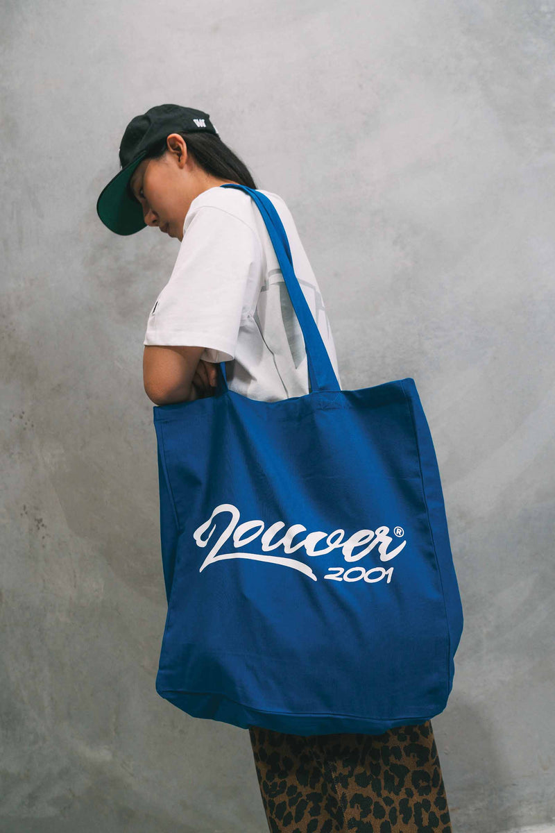 Lower Tote Bag - Vertical Script